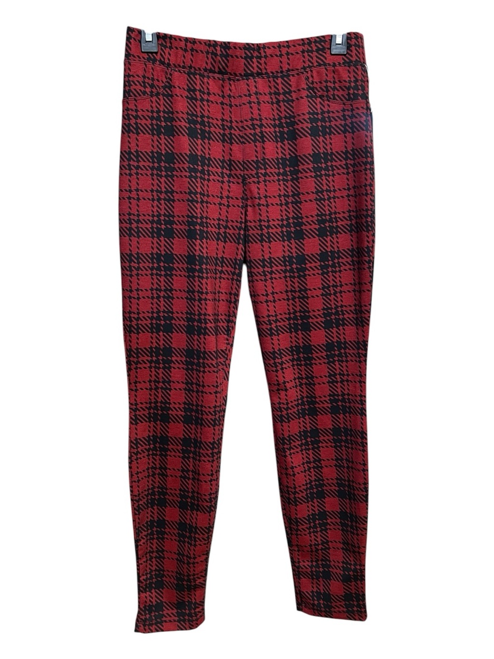 🆕 NWT Sanctuary Red & Black Plaid Pull-On Pants | Size Medium